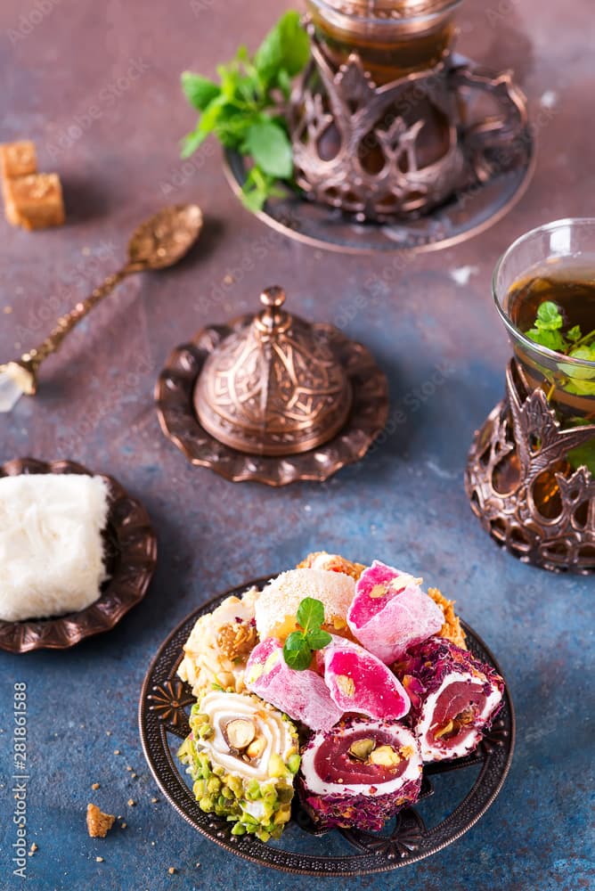 Pomegranate Turkish Delight